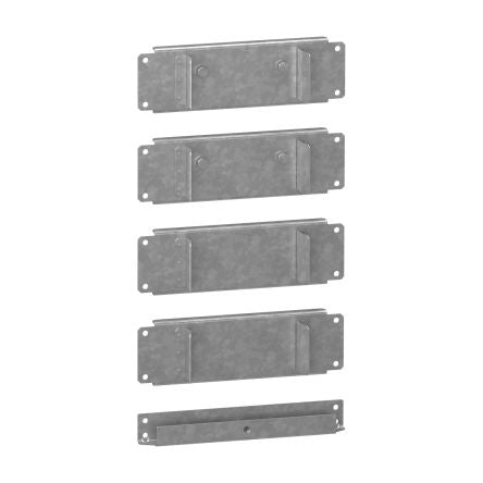 Schneider Electric Altivar Series Steel Mounting Plate, 210mm H, 410mm W for Use with Altivar Process Modular [VW3A99ACFAA01]; 444-383