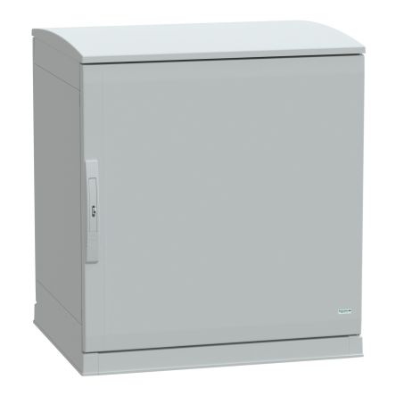 Schneider Electric PanelSeT Series Fibreglass Reinforced Polyester Single-Door-Door Floor Standing Enclosure, Plain [NSYPHDZT776P]; 444-398
