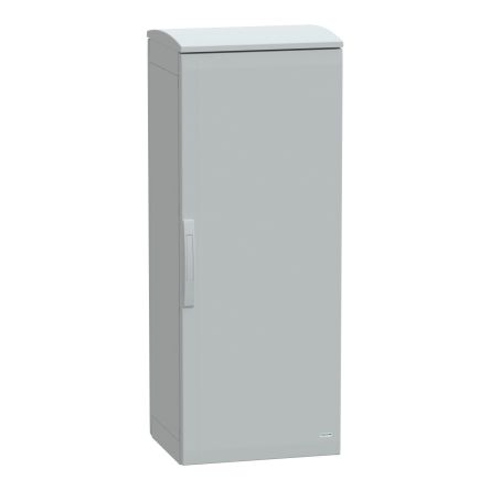 Schneider Electric PanelSeT Series Fibreglass Reinforced Polyester Double-Door-Door Floor Standing Enclosure, Plain [NSYPLAT1254G]; 444-400