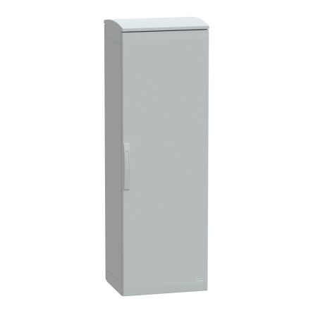 Schneider Electric PanelSeT Series Fibreglass Reinforced Polyester Single-Door-Door Floor Standing Enclosure, Plain [NSYPLAT1554G]; 444-401