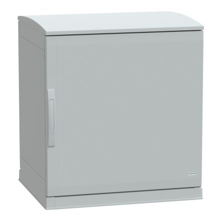 Schneider Electric PanelSeT Series Fibreglass Reinforced Polyester Single-Door-Door Floor Standing Enclosure, Plain [NSYPLAZT776G]; 444-404