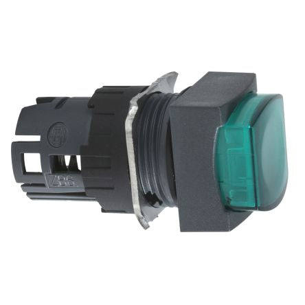 Schneider Electric Harmony Series Green Illuminated Spring Return Push Button Head, 16mm Cutout, IP65 [ZB6CE3]; 444-427