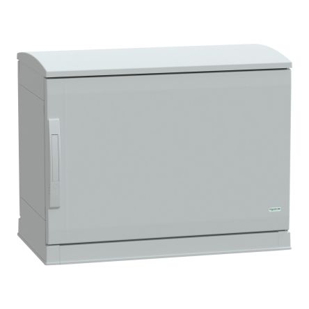 Schneider Electric PanelSeT Series Fibreglass Reinforced Polyester Single-Door-Door Floor Standing Enclosure, Plain [NSYPLAZT574G]; 444-448