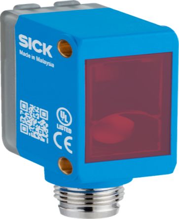SICK Photoelectric Sensor, Cylindrical Sensor, 15 m Detection Range [GLD6SP-22A121A0ZZZZ1ZZZZZZZZZ1 / 1135404]; 444-785