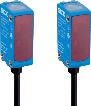 SICK Through Beam Photoelectric Sensor, Rectangular Sensor, 12 m Detection Range [WSE4SP-1G312100ZZZZ2ZZZZZZZZZ1 / 1140383]; 444-901