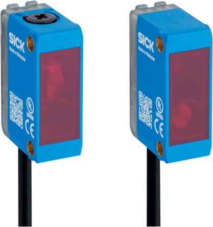 SICK Through Beam Photoelectric Sensor, Rectangular Sensor, 20 m Detection Range [GSE6SP-1GE1217EZZZZ1ZZZZZZZZZ1 / 1135344]; 444-956