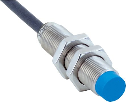SICK Inductive Barrel Proximity Sensor, M12, 8 mm Detection, PNP NC, 10 → 30 V dc [IMG12-08NPOZU2S / 1135541]; 445-014