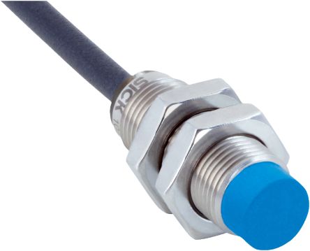 SICK Inductive Barrel Proximity Sensor, M12, 8 mm Detection, NPN NO, 10 → 30 V dc [IMG12-08NNSZU2K / 1135526]; 445-111