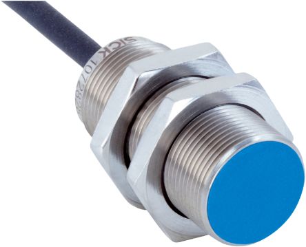 SICK Inductive Barrel Proximity Sensor, M18, 8 mm Detection, PNP NC, 10 → 30 V dc [IMG18-08BPOZU2K / 1135588]; 445-151