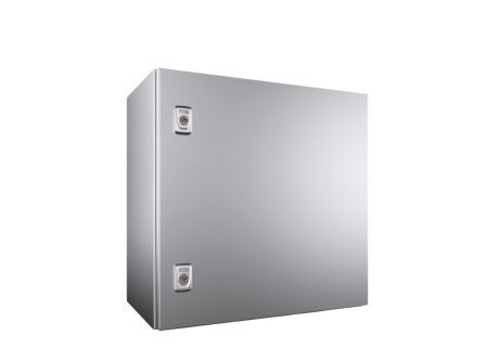Rittal AX Series Stainless Steel Enclosure, IP66, 500 mm x 500 mm x 300mm [1013000]; 445-187