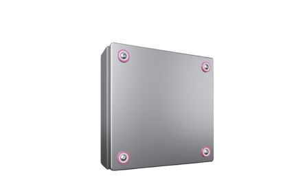 Rittal KX Series Stainless Steel Terminal Box, IP66, 200 mm x 200 mm x 80mm [1562000]; 445-193