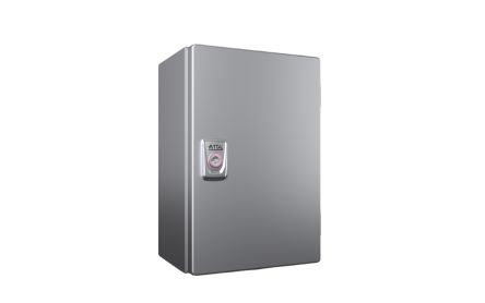 Rittal KX Series Stainless Steel Wall Box, IP66, 300 mm x 200 mm x 155mm [1301000]; 445-213