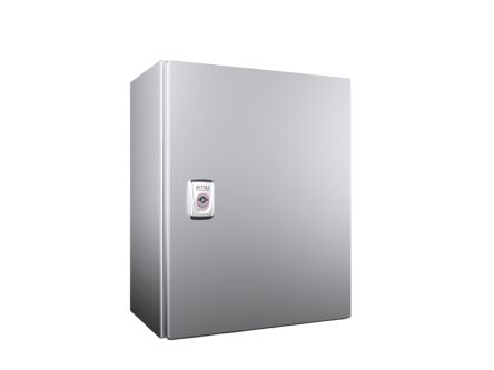 Rittal AX Series Stainless Steel Enclosure, IP66, 380 mm x 380 mm x 210mm [1303000]; 445-215
