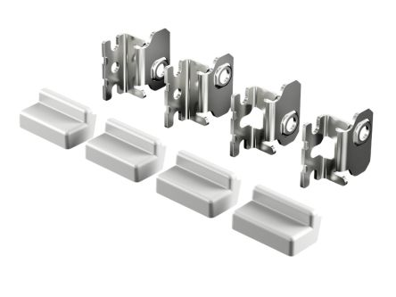 Rittal SZ Series Stainless Steel Wall Mounting Bracket for Use with Enclosures, 60 x 54 x 24mm [2433010]; 445-238