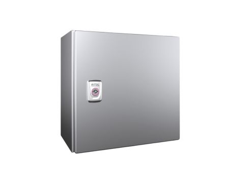 Rittal AX Series Stainless Steel Enclosure, IP66, 300 mm x 300 mm x 210mm [1003000]; 445-240