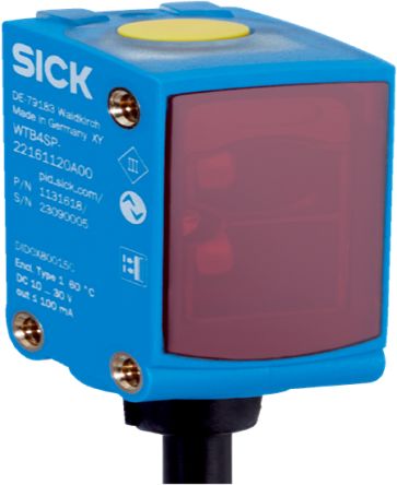 SICK Retroreflective Photoelectric Sensor, Rectangular Sensor, 0 → 4.5 m Detection Range IO-LINK [WLA4SP-1H162130A00Z2ZZZZZZZZZ1 / 1136387]; 445-262