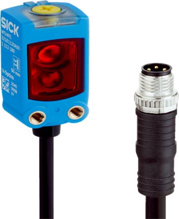 SICK Diffuse Photoelectric Sensor, Rectangular Sensor, 2 → 50 m Detection Range IO-LINK [WTV4FE-97311120ZZZZ2ZZZZZZZZZ1 / 1124153]; 445-277