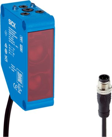 SICK Retroreflective Photoelectric Sensor, Rectangular Sensor, 0.005 → 30 m Detection Range IO-LINK [GTB20M-3411116GZZZZ3ZZZZZZZZZ1 / 1136809]; 445-291