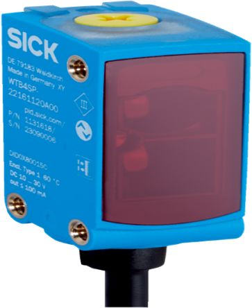 SICK Diffuse Photoelectric Sensor, Rectangular Sensor, 0 → 500 mm Detection Range IO-LINK [WTM4SP-1H161120A00Z2ZZZZZZZZZ1 / 1139115]; 445-345