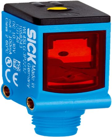 SICK Retroreflective Photoelectric Sensor, Rectangular Sensor, 0 → 12 m Detection Range IO-LINK [WL4SL-3E1134 / 1061566]; 445-487