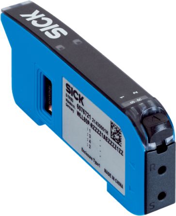 SICK Fibre Optic Sensor, Push Pull Output, IP54, 24 V dc [WLL80P-RZZZZ1AEZZZZ1ZZ / 6076721]; 445-694
