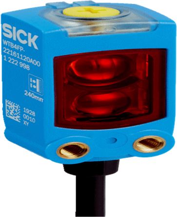 SICK Retroreflective Photoelectric Sensor, Rectangular Sensor, 4 → 220 mm Detection Range IO-LINK [WTB4FP-1H16D150A0022ZZZZZZZZZ1 / 1113165]; 445-811