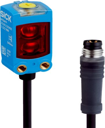 SICK Retroreflective Photoelectric Sensor, Rectangular Sensor, 7 → 150 mm Detection Range IO-LINK [WTB4FA-31312120ZZZZ2ZZZZZZZZZ1 / 1131184]; 445-833