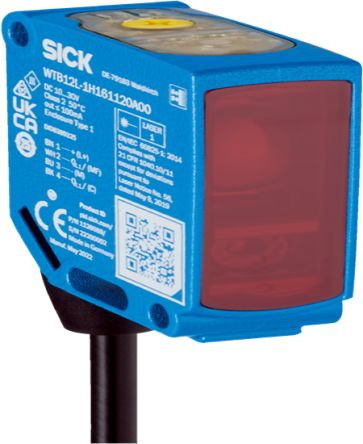 SICK Retroreflective Photoelectric Sensor, Rectangular Sensor, 40 → 350 mm Detection Range IO-LINK [WTB12V-1H161120A00ZDZZZZZZZZZ1 / 1126065]; 445-856