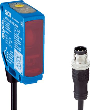 SICK Retroreflective Photoelectric Sensor, Rectangular Sensor, 14 → 400 mm Detection Range IO-LINK [WTB12L-34161720A00ZDZZZZZZZZZ1 / 1125926]; 445-858