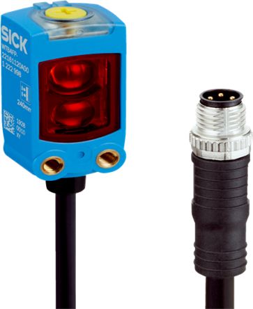 SICK Retroreflective Photoelectric Sensor, Rectangular Sensor, 7 → 120 mm Detection Range IO-LINK [WTB4FT-38161120A0032ZZZZZZZZZ1 / 1124151]; 445-887