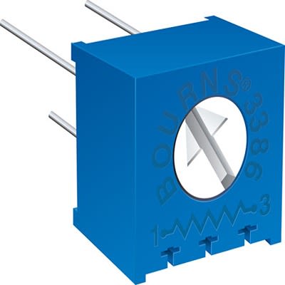 SMD Trimmer Potentiometer 0.5W Side Adjust Bourns, 3386 [3386X-1-203LF]; 445-938