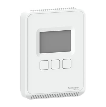 Schneider Electric SLASLCX Air Quality Monitor for Air Quality, Temperature, +50°C Max, AC Adapter-Powered [SLASLCX]; 445-975