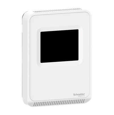 Schneider Electric SLPSTX2 Air Quality Monitor for Humidity, Temperature, +50°C Max, 100%RH Max, AC Adapter-Powered [SLPSTX2]; 446-051