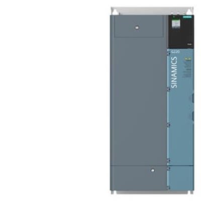 Siemens Inverter Drive, 22 kW, 3 Phase, 200 → 240 V, 76 A, SINAMICS G220 Series [6SL4112-0CA21-0FF0]; 448-652