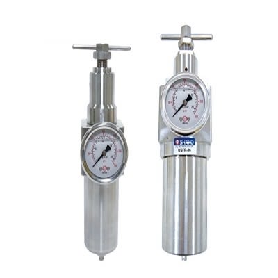 SHAKO USFR Stainless Steel SUS 316 Filter Regulator, 5μm, G 1/2, Semi Automatic, 12 bar [USFRB-04H]; 452-950
