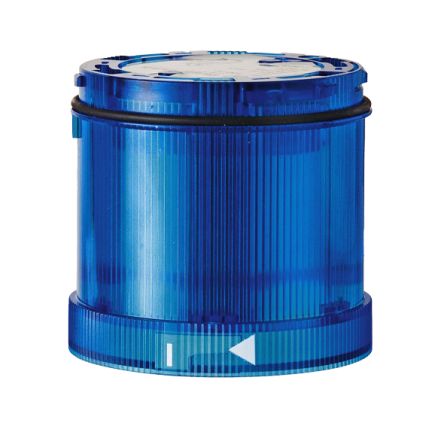 Werma 644 Series Blue Flashing Effect Signal Tower for Use with Signal Tower, 24 V dc, LED Bulb, Vdc, IP65 [64456055]; 456-300