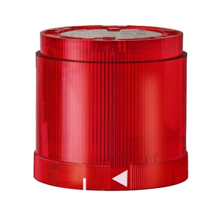 Werma 843 Series Red Flashing Effect Signal Tower for Use with Signal Tower, 24 V dc, LED Bulb, Vdc, IP54 [84316055]; 456-301