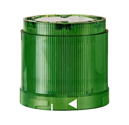 Werma 843 Series Green Flashing Effect Signal Tower for Use with Signal Tower, 24 V dc, LED Bulb, Vdc, IP54 [84326055]; 456-303