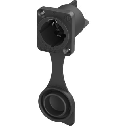 Neutrik Europe Mains Plug & Socket, 16A Black, Cable Mount Polyamide Plug-In, 250 V [NAC3MPX-TRUE1]; 456-367