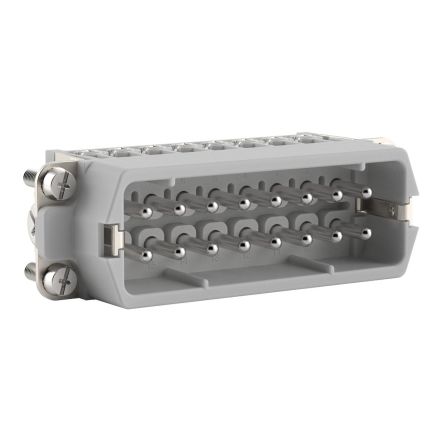Lapp Insert, 16 Way, 10A, Male, H-A 16, 600 V [10530000+19565300+53112030]; 456-410