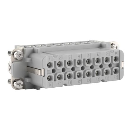 Lapp Insert, 16 Way, 16A, Female, H-A 16, 600 V [10531000+19567000+53112030]; 456-424