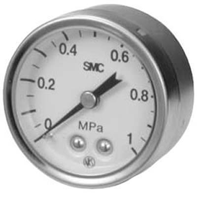 SMC R 1/8 Digital Pressure Gauge 0.1mPa Panel 43mm Outside Diameter [G43-10-02]; 456-763