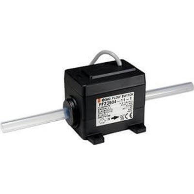 SMC PF2D Series Digital Flow Switch Flow Sensor for Air, 2.5 L/min Min, 45 L/min Max [PF2D540-19-2]; 456-823