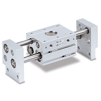 SMC 2 Finger Double Action Pneumatic Gripper, MHL2-25D, Parallel Gripping Type [MHL2-25D]; 456-909