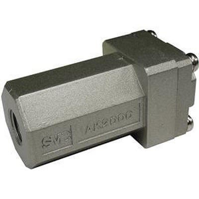 SMC EAK Check Valve G 1/4 Female Inlet, G 1/4 Male Outlet, 0.02 → 1MPa [EAK2000-F02]; 456-944