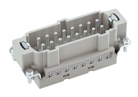 RS PRO Heavy Duty Power Connector, 10A, Male, 33 Contacts [0]; 457-191
