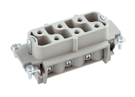 RS PRO Heavy Duty Power Connector, 35A, Female, 6 Contacts [0]; 457-193