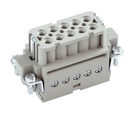 RS PRO Heavy Duty Power Connector, 16A, Female, 10 Contacts [0]; 457-195