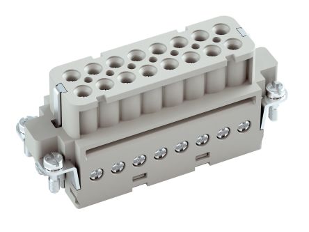 RS PRO Heavy Duty Power Connector, 16A, Female, 16 Contacts [0]; 457-198