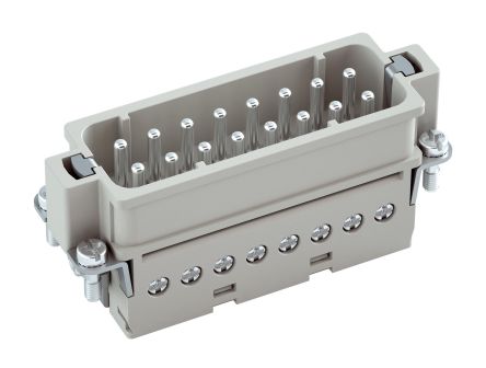 RS PRO Heavy Duty Power Connector, 16A, Male, 16 Contacts [0]; 457-199